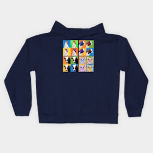 Farm Animals Pop II Kids Hoodie